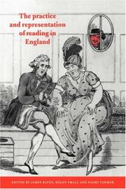 Cover of: The Practice and Representation of Reading in England