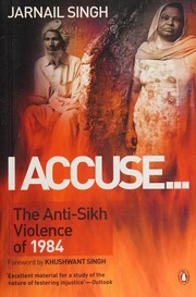 I accuse- by Jarnail Singh