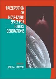 Cover of: Preservation of Near-Earth Space for Future Generations