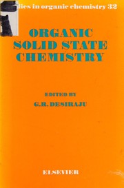 Cover of: Organic solid state chemistry