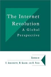Cover of: The Internet Revolution: A Global Perspective (Department of Applied Economics Occasional Papers)