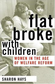 Cover of: Flat Broke with Children by Sharon Hays