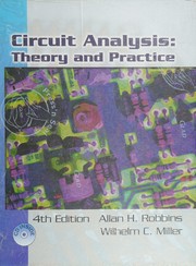 Cover of: Circuit analysis: theory and practice