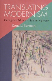 Cover of: Translating modernism: Fitzgerald and Hemingway