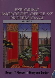 Cover of: Exploring Microsoft Office 97 professional