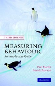 Measuring behaviour : an introductory guide