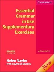Cover of: Essential Grammar in Use Supplementary Exercises with Answers (Grammar in Use)