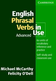 English phrasal verbs in use by Michael McCarthy, Felicity O'Dell