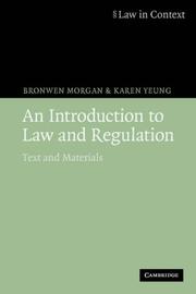 An introduction to law and regulation : text and materials