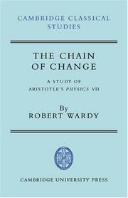 The chain of change : a study of Aristotle's Physics VII