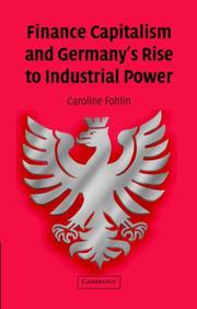 Finance capitalism and Germany's rise to industrial power