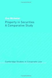 Property in securities : a comparative study