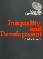 Cover of: Inequality and Development (Man and Environment)