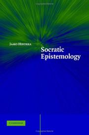 Cover of: Socratic Epistemology: Explorations of Knowledge-Seeking by Questioning