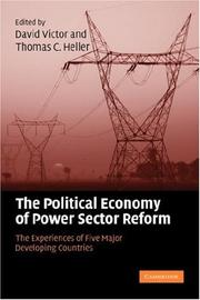 The political economy of power sector reform : the experiences of five major developing countries