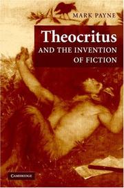Cover of: Theocritus and the Invention of Fiction