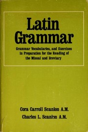 Cover of: Latin grammar