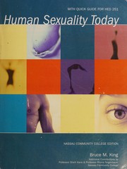 Cover of: Human sexuality today by Bruce M. King, Rhona Feigenbaum
