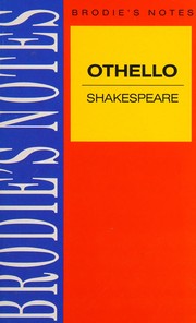 Cover of: Brodie's Notes on William Shakespeare's "Othello" (Pan Study Aids)