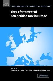 The enforcement of competition law in Europe