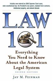 Law 101 by Jay M. Feinman