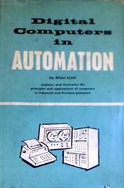 Cover of: Digital computers in automation