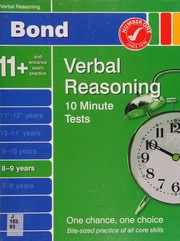 Cover of: Bond 10 minute tests 8-9 years: Verbal reasoning