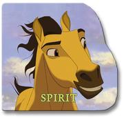 Cover of: Spirit: A Giant Shaped Board Book (Spirit: Stallion of the Cimarron)