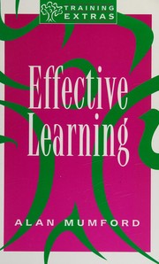 Cover of: Effective Learning (Training Extras)