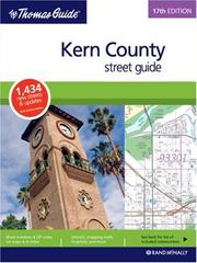 Cover of: Thomas Guide Kern County, California (Thomas Guide Kern County) |