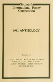 Cover of: Sotheby's International Poetry competition: 1982 anthology