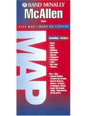 Cover of: Folded Map-McAllen (Rand McNally) |
