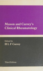 Cover of: Mason and Currey's Clinical rheumatology
