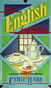 An English murder by Cyril Hare