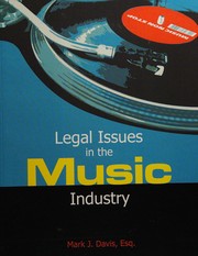 Cover of: Legal issues in the music industry