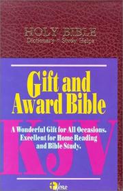 Cover of: KJV Gift and Award Bible