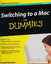 Cover of: Switching to a Mac for dummies