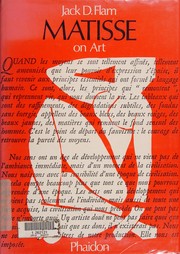 Cover of: Matisse on art.