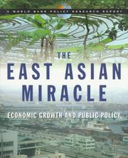 Cover of: The East Asian miracle by 