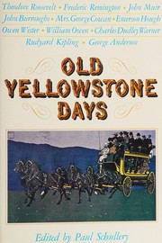 Cover of: Old Yellowstone days