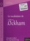Cover of: Le vocabulaire de Guillaume d'Ockham