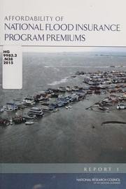 Cover of: Affordability of National Flood Insurance Program Premiums