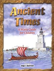 Cover of: Ancient times: a Watts guide for children