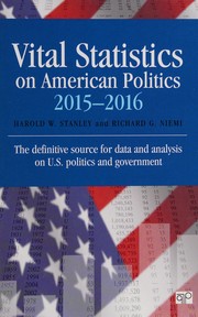 Cover of: Vital Statistics on American Politics 2015-2016