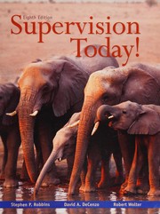 Cover of: Supervision Today!