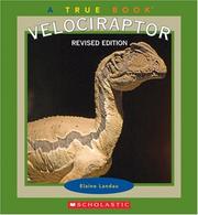 Cover of: Velociraptor (True Books)