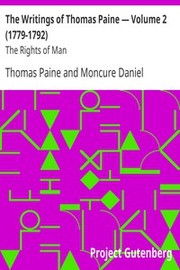 Cover of: The Writings of Thomas Paine — Volume 2 (1779-1792) by 