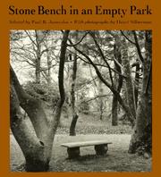 Cover of: Stone bench in an empty park