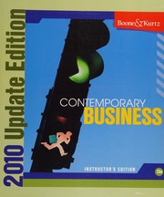 Cover of: Contemporary business: [Instructor's Edition]