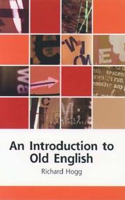 Cover of: An introduction to Old English by Richard M. Hogg